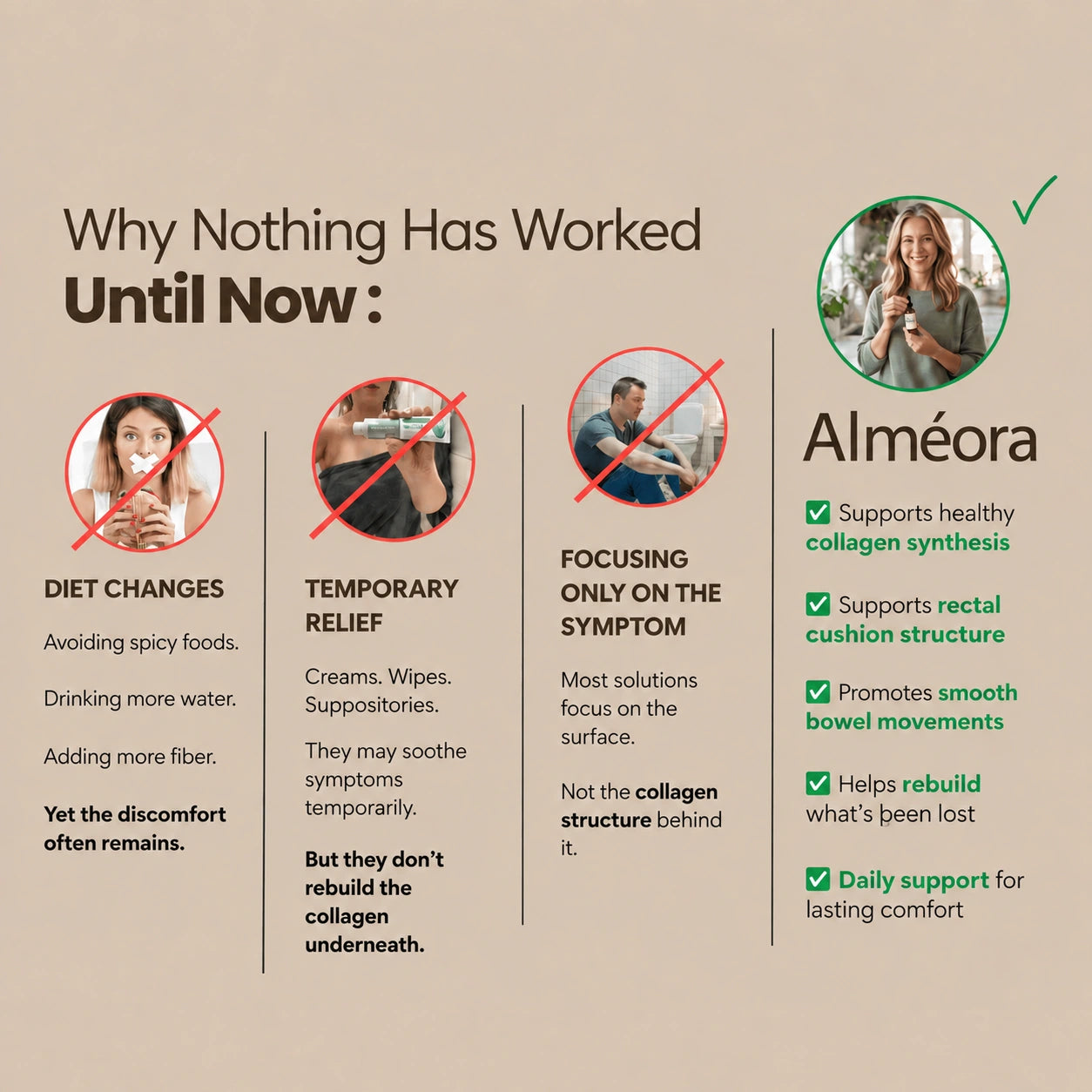 Collagen powder and Alméora comparison